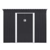 4.2'x9.1'ft Outdoor Storage Shed - Dark Gray