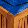 Patio Storage Box 68.9"x31.5"x29.5" Solid Acacia Wood