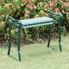 1pc Garden Kneeler Stool Seat, Portable Foldable Garden Bench with Tool Pouch, Lightweight Folding Stool with Thicken Soft Kneeling Pad for Gardening