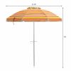 6.5 Feet Beach Umbrella with Carry Bag without Weight Base